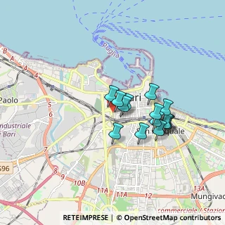 Mappa Via Generale de Bernardis, 70123 Bari BA, Italia (1.44857)