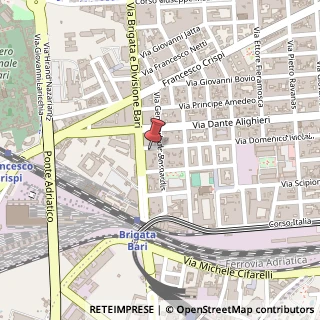 Mappa Via Domenico Nicolai, 314, 70123 Bari, Bari (Puglia)