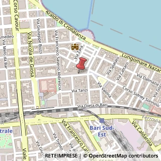 Mappa Via Gian Giuseppe Carulli, 150, 70121 Bari, Bari (Puglia)