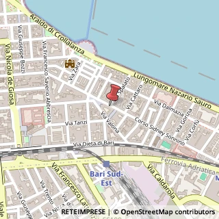 Mappa Corso Sidney Sonnino,  52, 70121 Bari, Bari (Puglia)