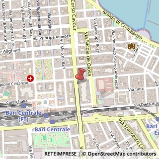 Mappa Corso Cavour, 148, 70121 Bari, Bari (Puglia)