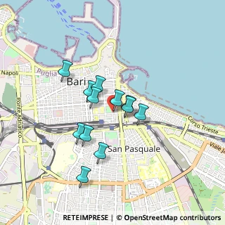 Mappa Via Prospero Petroni, 70122 Bari BA, Italia (0.7175)