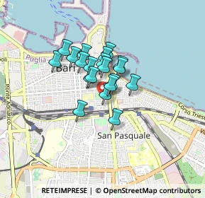 Mappa Via Dall'Arca Niccolò, 70121 Bari BA, Italia (0.5745)