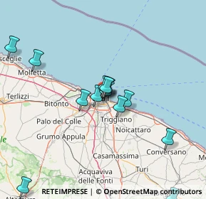 Mappa Via Dall'Arca Niccolò, 70121 Bari BA, Italia (16.97071)