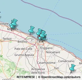 Mappa Via Dall'Arca Niccolò, 70121 Bari BA, Italia (17.5625)