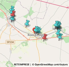 Mappa Via Caprera, 70037 Ruvo di Puglia BA, Italia (4.68389)