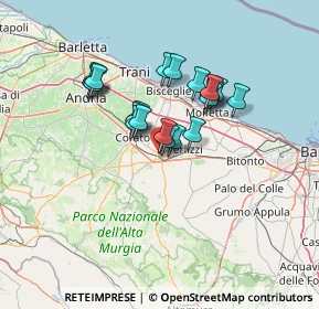 Mappa Via Caprera, 70037 Ruvo di Puglia BA, Italia (11.0485)