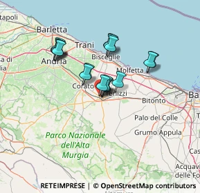 Mappa Via Caprera, 70037 Ruvo di Puglia BA, Italia (11.34)