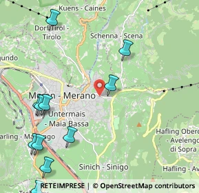 Mappa Via Leichter, 39012 Merano BZ, Italia (2.72545)