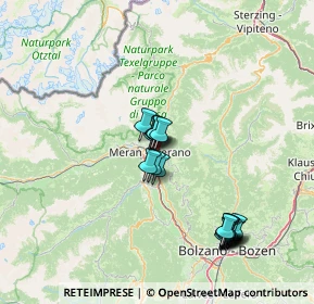 Mappa Via Leichter, 39012 Merano BZ, Italia (13.956)