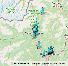 Mappa Viale delle Terme, 39012 Merano BZ, Italia (12.983)