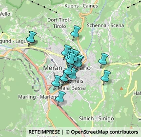 Mappa Viale delle Terme, 39012 Merano BZ, Italia (1.026)