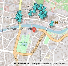 Mappa Viale delle Terme, 39012 Merano BZ, Italia (0.2695)