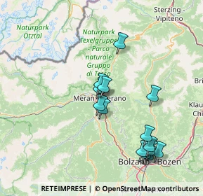 Mappa Via Plankenstein, 39012 Merano BZ, Italia (14.63857)
