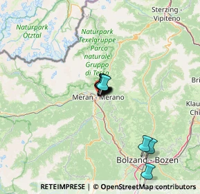 Mappa Via Plankenstein, 39012 Merano BZ, Italia (7.21455)