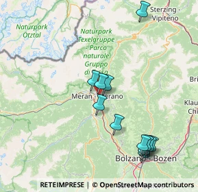 Mappa Via Plankenstein, 39012 Merano BZ, Italia (15.85917)