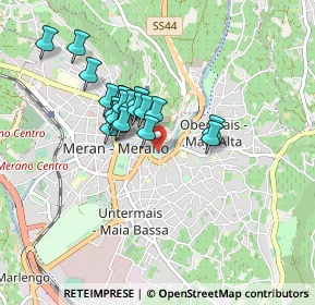 Mappa Via Plankenstein, 39012 Merano BZ, Italia (0.665)