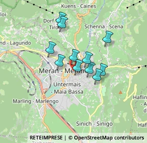 Mappa Via Plankenstein, 39012 Merano BZ, Italia (1.22545)