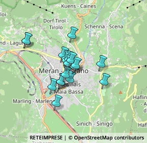 Mappa Via Plankenstein, 39012 Merano BZ, Italia (1.1225)