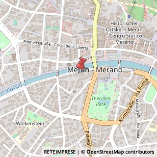 Mappa Via A. Manzoni, 33, 39012 Merano, Bolzano (Trentino-Alto Adige)