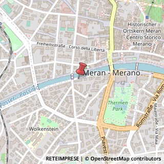 Mappa Via Alessandro Manzoni, 51, 39012 Merano, Bolzano (Trentino-Alto Adige)
