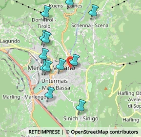 Mappa Via Camillo Benso di Cavour, 39012 Merano BZ, Italia (1.90667)