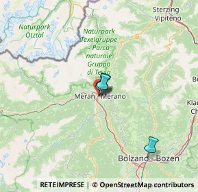 Mappa Via Ugo Foscolo, 39012 Merano BZ, Italia (87.65474)