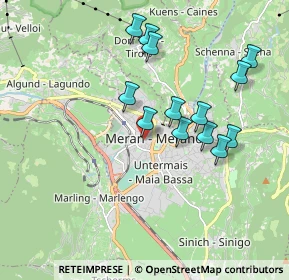 Mappa Via A. Manzoni, 39012 Merano BZ, Italia (1.69769)