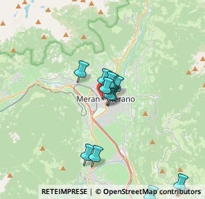 Mappa Via A. Manzoni, 39012 Merano BZ, Italia (2.81167)