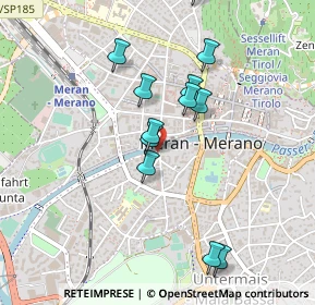 Mappa Via A. Manzoni, 39012 Merano BZ, Italia (0.42667)