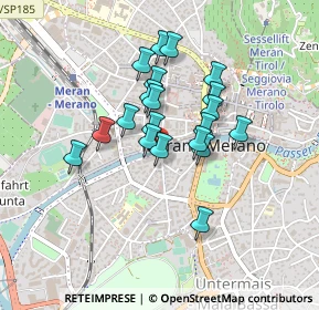 Mappa Via Ugo Foscolo, 39012 Merano BZ, Italia (0.327)