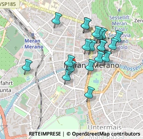 Mappa Via A. Manzoni, 39012 Merano BZ, Italia (0.406)