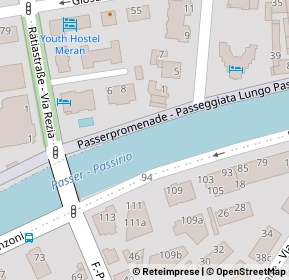 Mappa Via manzoni, 39012 Merano BZ, Italia (0.1)