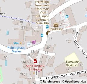 Mappa Via dante, 39012 Merano BZ, Italia (0.01538)