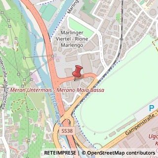 Mappa Via Luis Zuegg, 40, 39012 Merano, Bolzano (Trentino-Alto Adige)