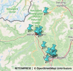 Mappa Via Parrocchia, 39012 Merano BZ, Italia (13.90643)