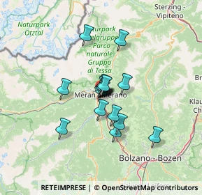 Mappa Via Parrocchia, 39012 Merano BZ, Italia (8.00235)