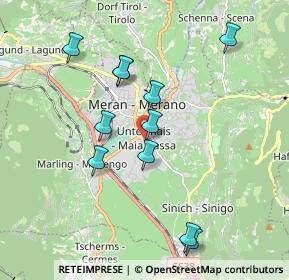 Mappa Via Parrocchia, 39012 Merano BZ, Italia (1.81364)