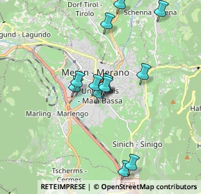 Mappa Via Parrocchia, 39012 Merano BZ, Italia (1.54462)