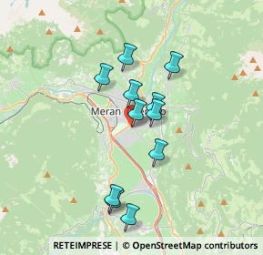 Mappa Via Parrocchia, 39012 Merano BZ, Italia (2.89818)