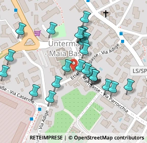 Mappa Via Parrocchia, 39012 Merano BZ, Italia (0.10741)