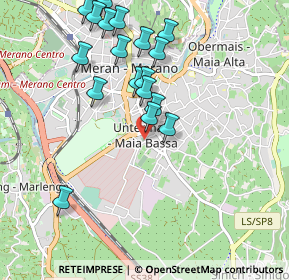 Mappa Via Parrocchia, 39012 Merano BZ, Italia (0.98278)