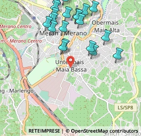 Mappa Via Parrocchia, 39012 Merano BZ, Italia (1.119)
