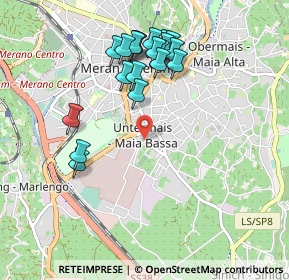 Mappa Via Parrocchia, 39012 Merano BZ, Italia (0.9345)