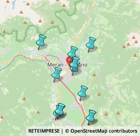 Mappa 39012 Merano BZ, Italia (3.75083)