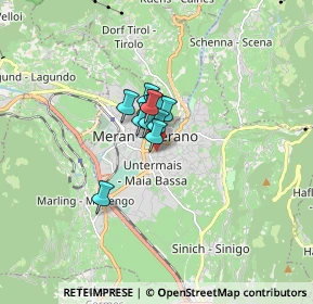 Mappa 39012 Merano BZ, Italia (0.71308)