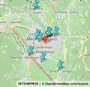 Mappa 39012 Merano BZ, Italia (1.20818)