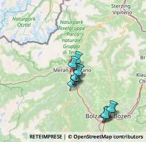 Mappa 39012 Merano BZ, Italia (12.42692)