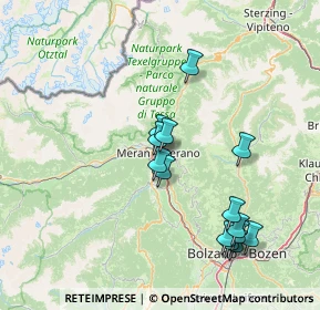 Mappa 39012 Merano BZ, Italia (14.53857)