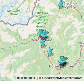Mappa 39012 Merano BZ, Italia (15.80583)